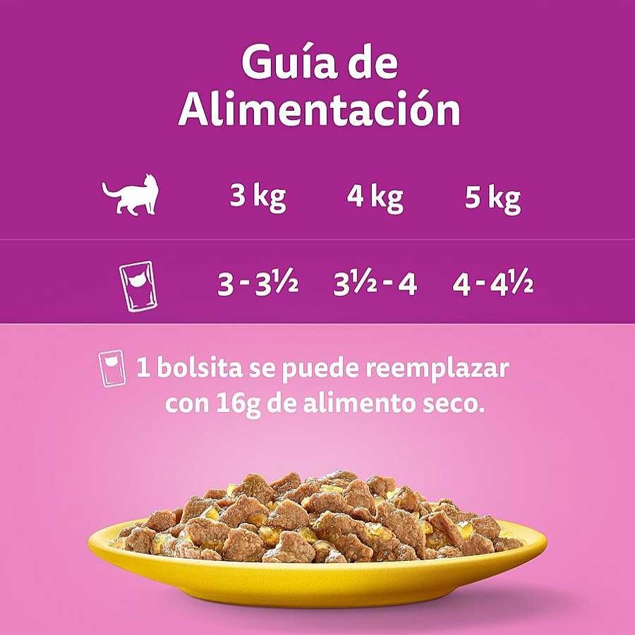 Gatos Whiskas Comida H Meda | Whiskas Selecci N Aves Gelatina En Bolsita Para Gatos Adultos - Multipack