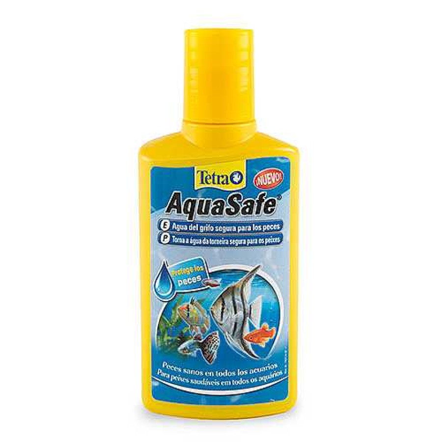 Peces Tetra Mantenimiento Del Agua | Tetra Aquasafe Acondicionador De Agua Para Acuarios