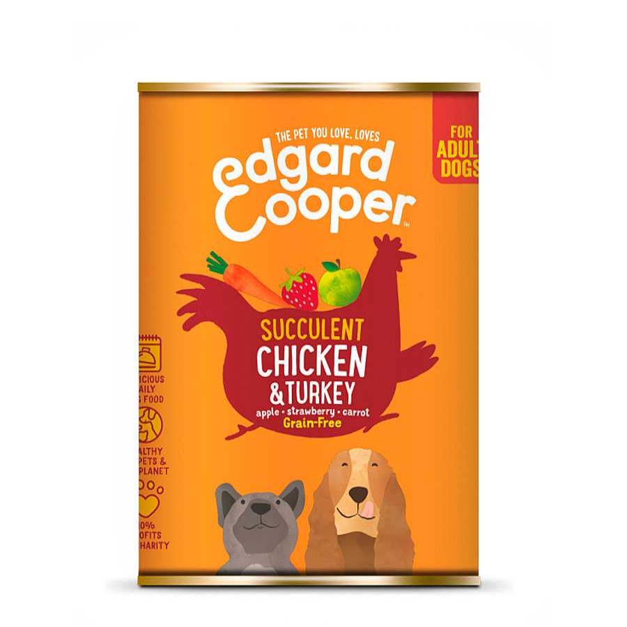 Perros Edgard & Cooper Comida H Meda | Edgard & Cooper Adult Grain Free Pollo Y Pavo Lata Para Perros