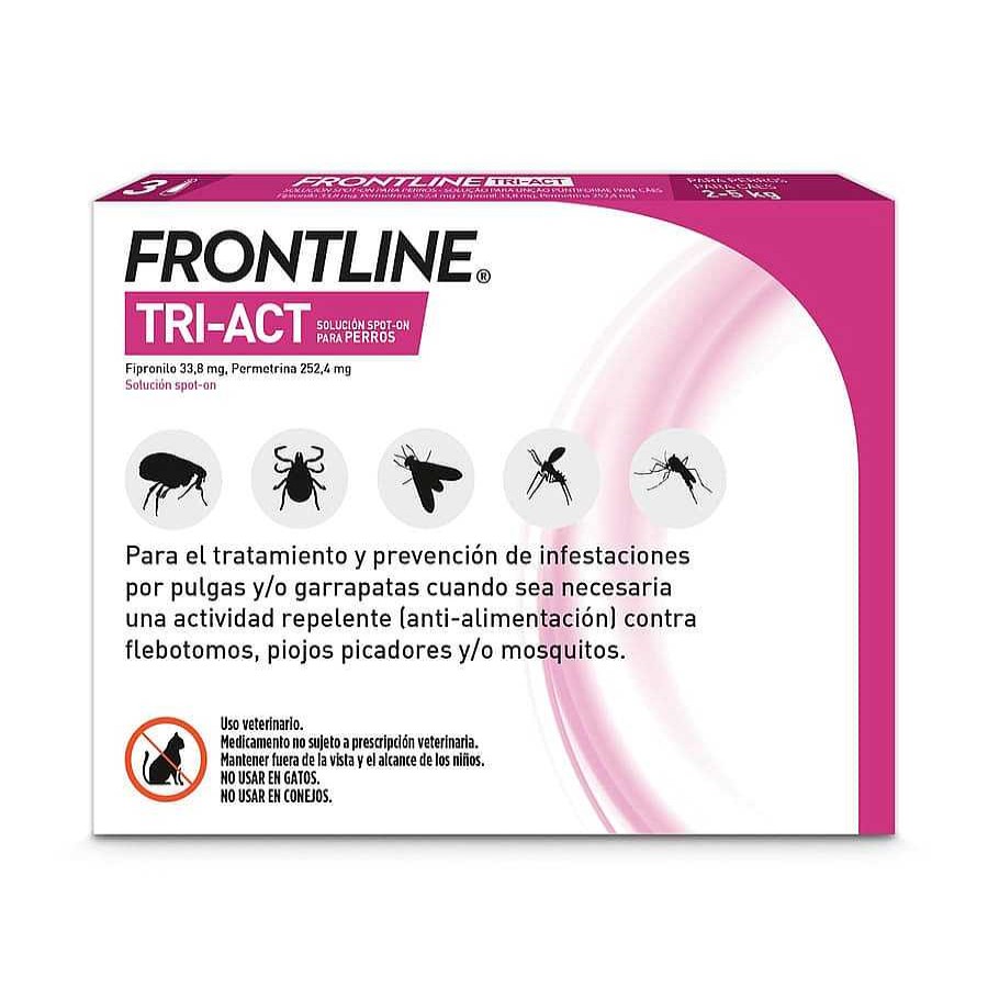 Perros Frontline Antiparasitarios | Pipetas Frontline Tri-Act Para Razas Mini