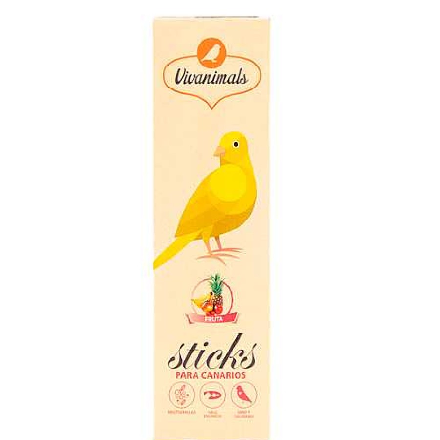 P Jaros Vivanimals Snacks Para P Jaros | Vivanimals Barritas Fruta Para Canarios