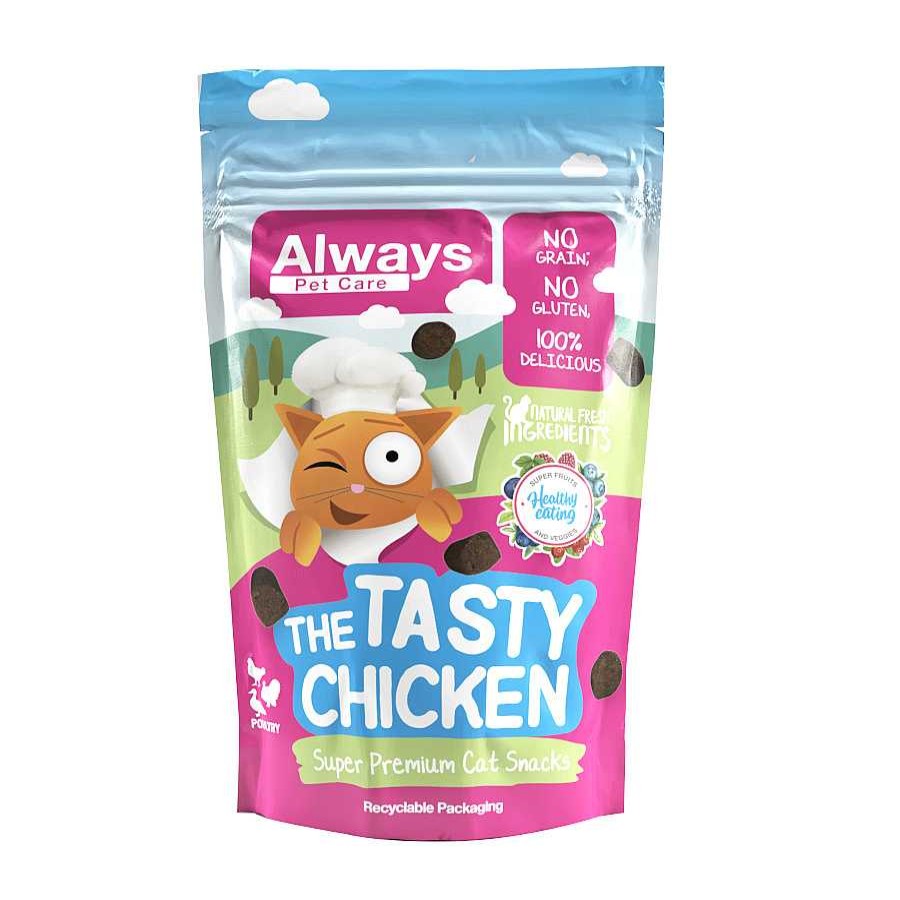 Gatos Always Snacks | Always Bocaditos The Tasty Chicken Para Gatos