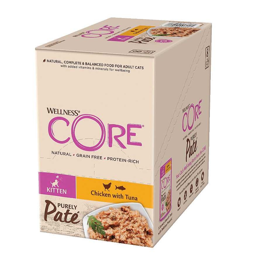 Gatos Wellness Core Comida H Meda | Wellness Core Kitten Pollo En Pat Sobre