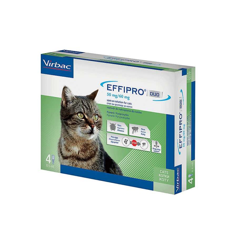 Gatos Virbac | Virbac Effipro Duo Pipetas Antiparasitarias Para Gatos