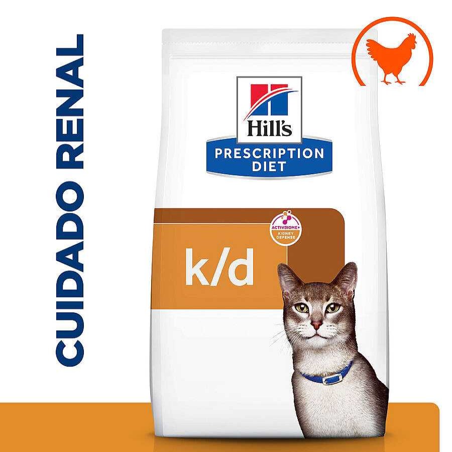 Gatos Hill's Dietas Veterinarias | Hill'S Prescription Diet Kidney Care K/D Pollo Pienso Para Gatos