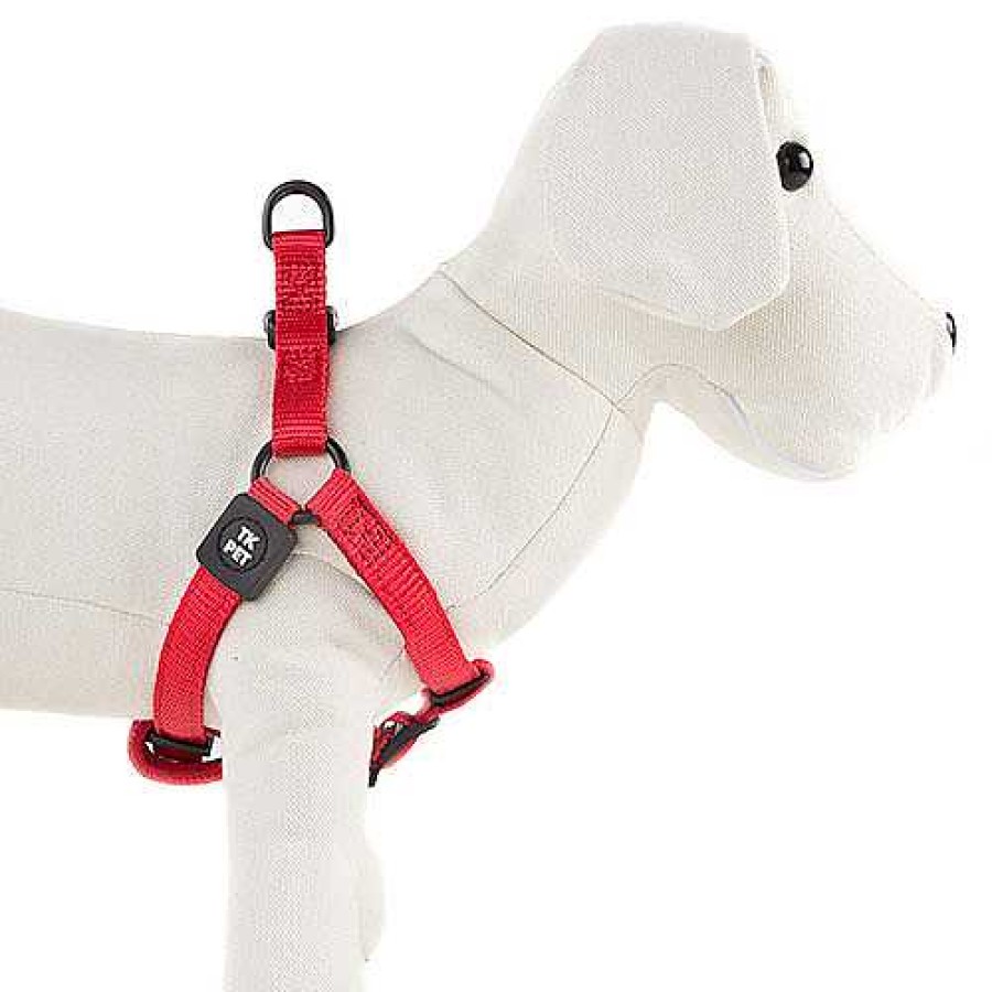 Perros TK-Pet Arneses, Collares Y Correas | Tk-Pet Neo Classic Arn S De Nylon Rojo Para Perros