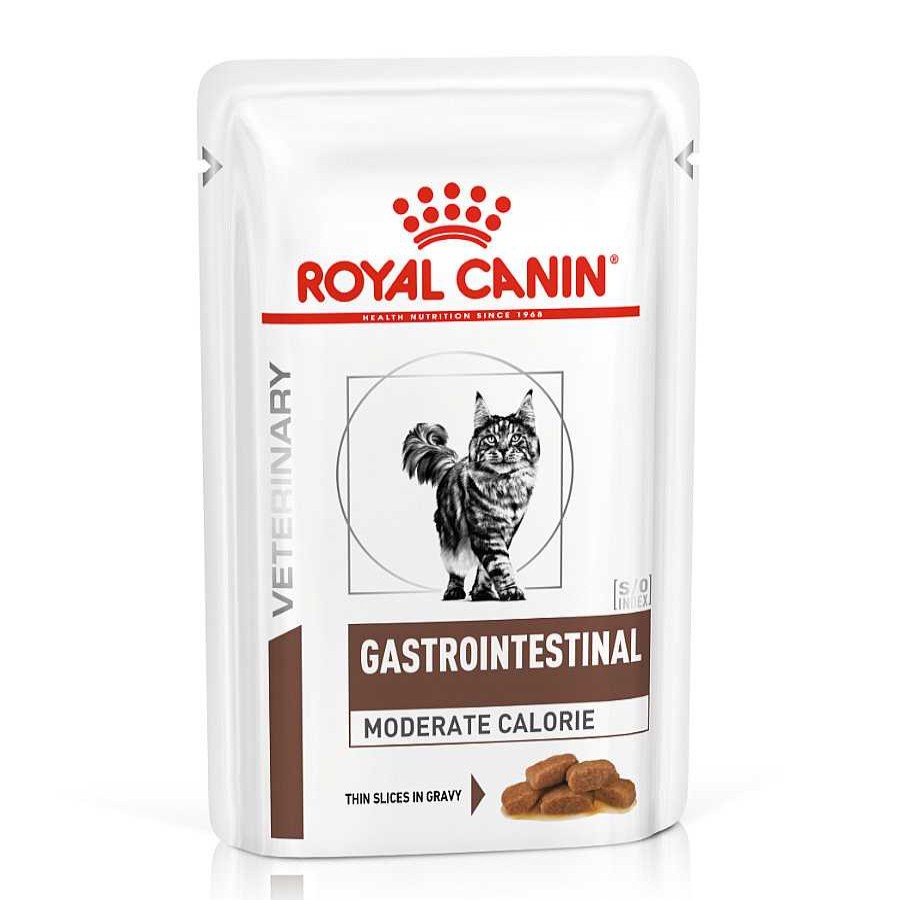 Gatos Royal Canin Dietas Veterinarias | Royal Canin Veterinary Gastrointestinal Moderate Calorie Sobre Para Gatos