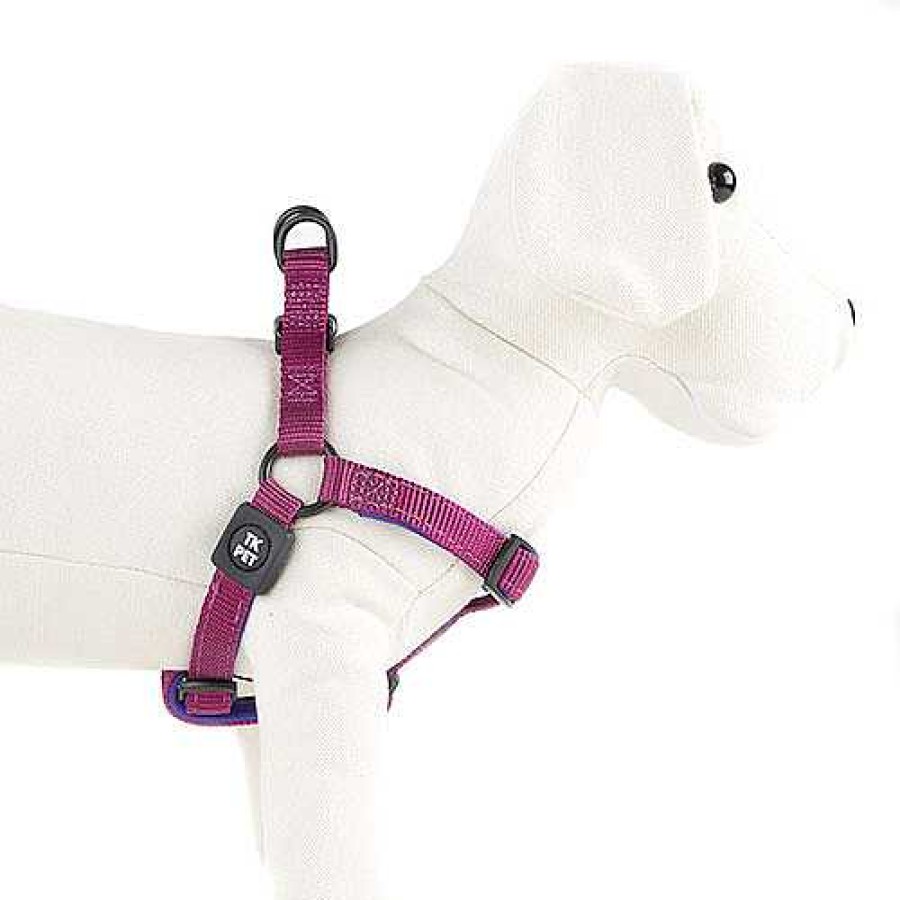 Perros TK-Pet Arneses, Collares Y Correas | Tk-Pet Neo Classic Arn S De Nylon Morado Para Perros