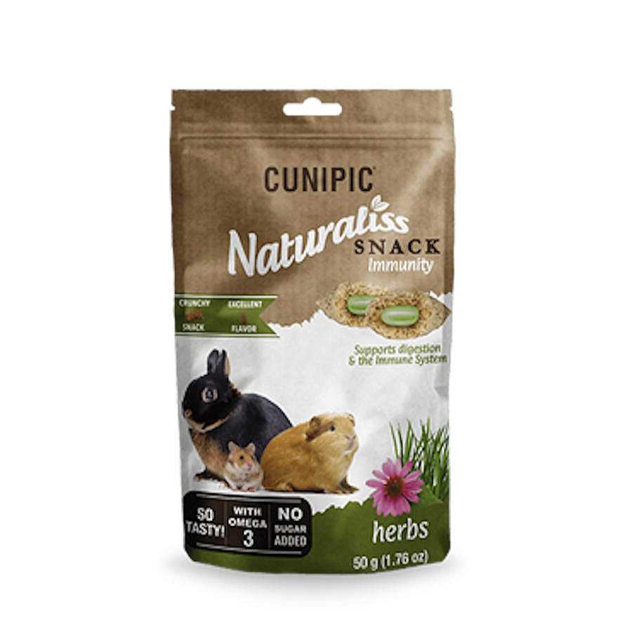 Conejos Y Roedores Cunipic Snacks | Cunipic Naturaliss Immunity Chuches De Hierbas Para Roedores