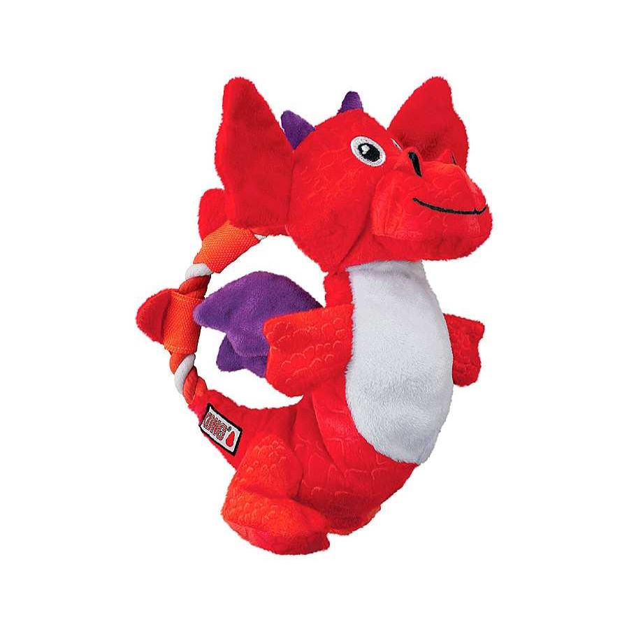 Perros Kong Juguetes | Kong Knots Dragon De Peluche Para Perros