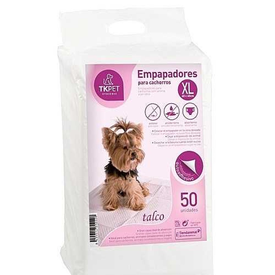 Perros TK-Pet Empapadores Y Pa Ales | Tk-Pet Xl Empapadores Aroma Talco Para Cachorros