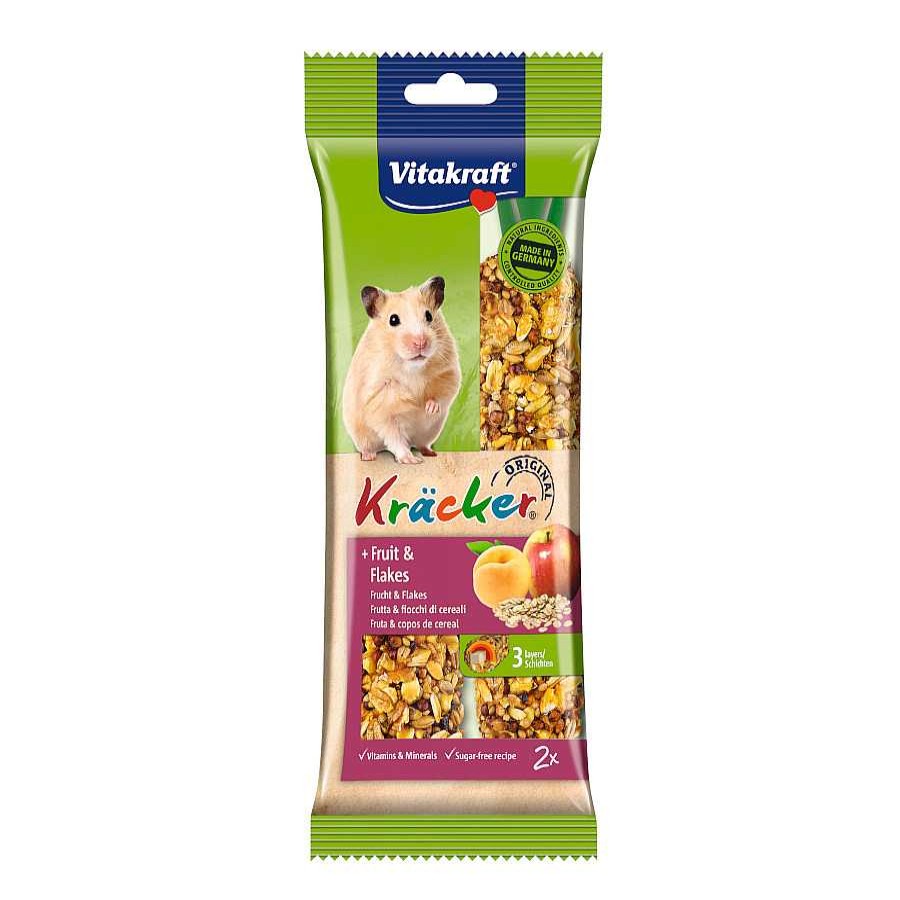 Conejos Y Roedores Vitakraft Snacks | Vitakraft Kr Cker Barritas Fruta Para H Msteres