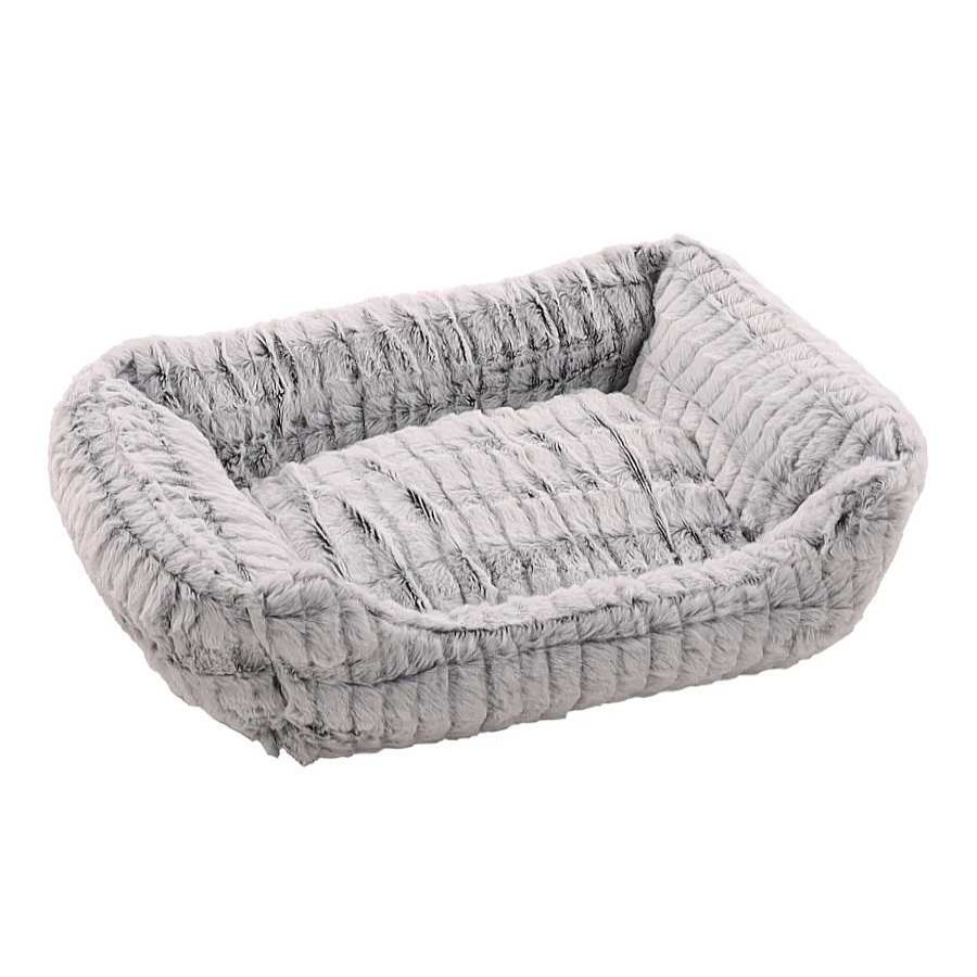 Perros Flamingo Camas | Flamingo Stella Rect Ngulo Gris Cama Cuna Para Perros