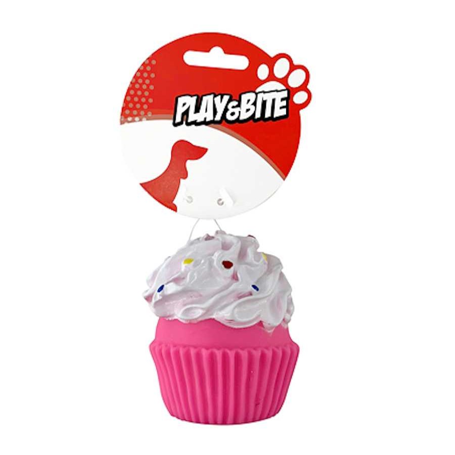 Accesorios Play & Bite | Play&Bite Cupcake De Juguete Para Perros