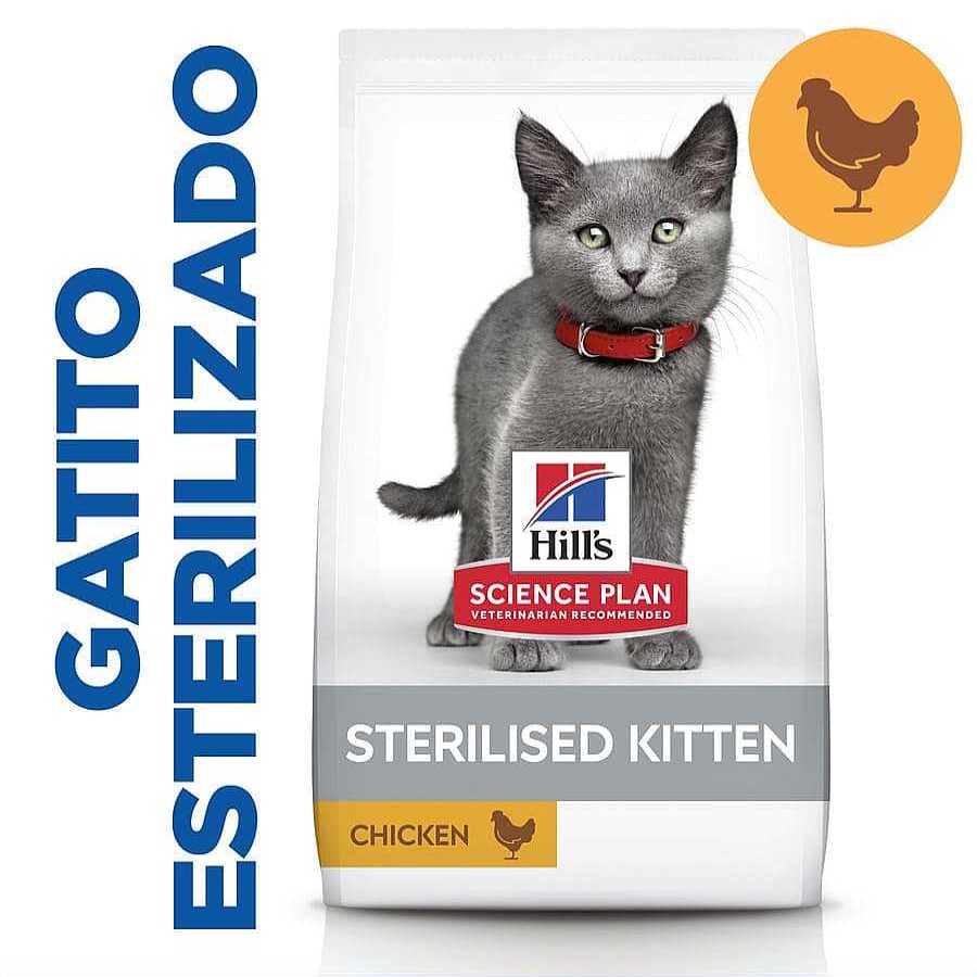 Gatos Hill's Pienso Seco | Hill'S Science Plan Sterilised Kitten Pollo Pienso Para Gatos