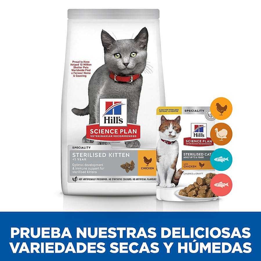 Gatos Hill's Pienso Seco | Hill'S Science Plan Sterilised Kitten Pollo Pienso Para Gatos