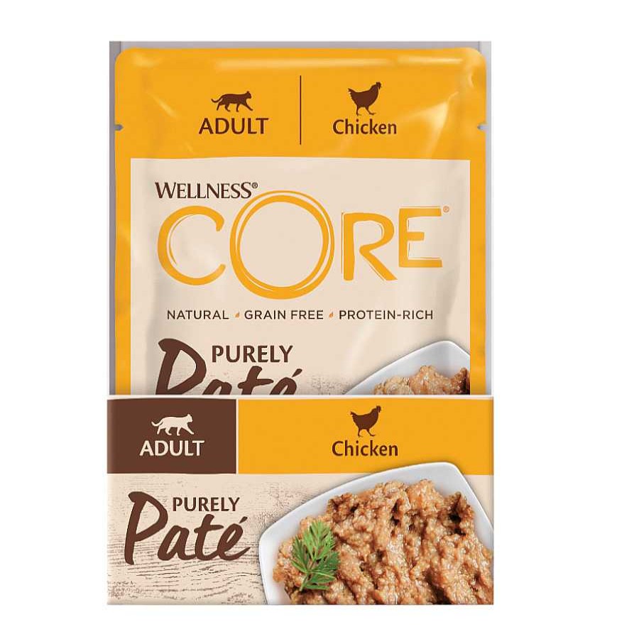 Gatos Wellness Core Comida H Meda | Wellness Core Adult Purely Pollo En Pat Sobre Para Gatos