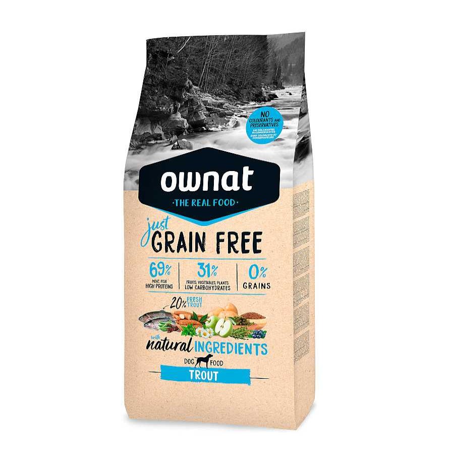 Perros Ownat Pienso Seco | Ownat Just Grain Free Trucha Pienso Para Perros