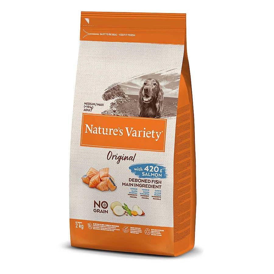 Perros Nature's Variety Pienso Seco | Nature'S Variety Original Adult Medium Salm N Pienso Para Perros