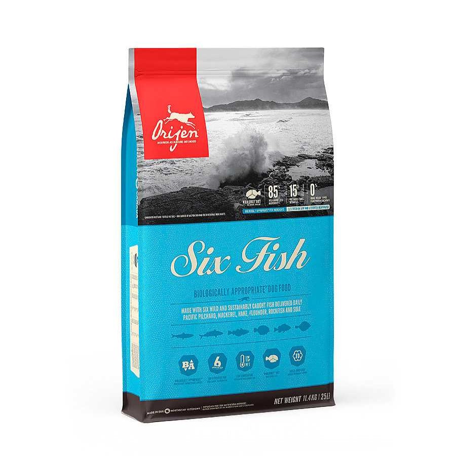 Perros Orijen Pienso Seco | Orijen Six Fish Adult Pienso Para Perros