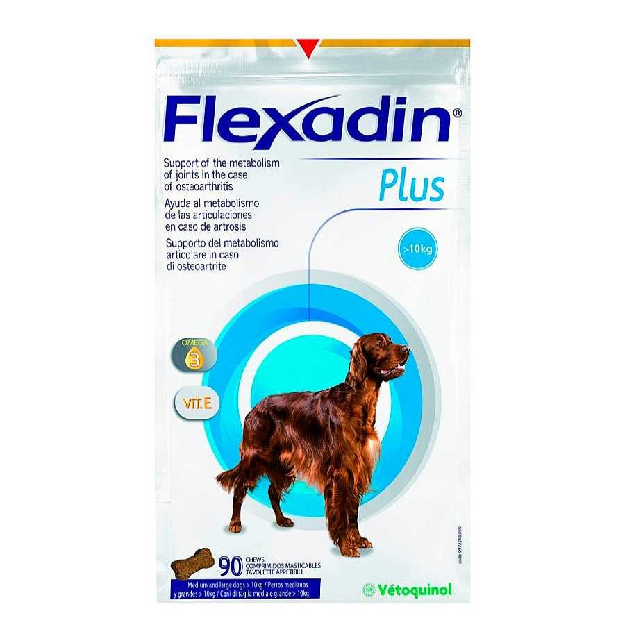 Perros Vetoquinol Salud Y Complementos | Flexad N Plus Condroprotector Para Perros De Razas Medianas Y Grandes