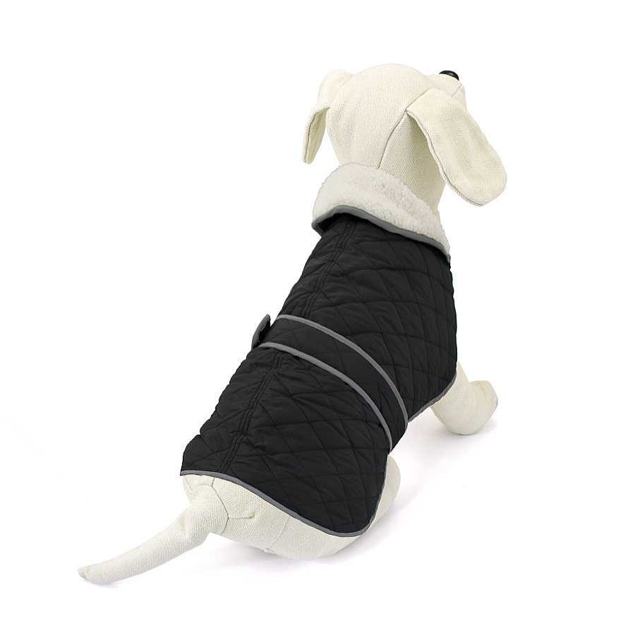 Perros Outech Ropa | Outech Abrigo Negro Para Perros Galgo