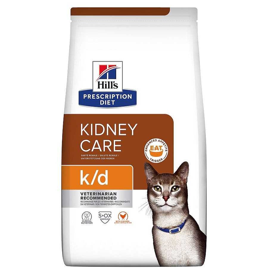 Gatos Hill's Dietas Veterinarias | Hill'S Prescription Diet Kidney Care K/D Pollo Pienso Para Gatos