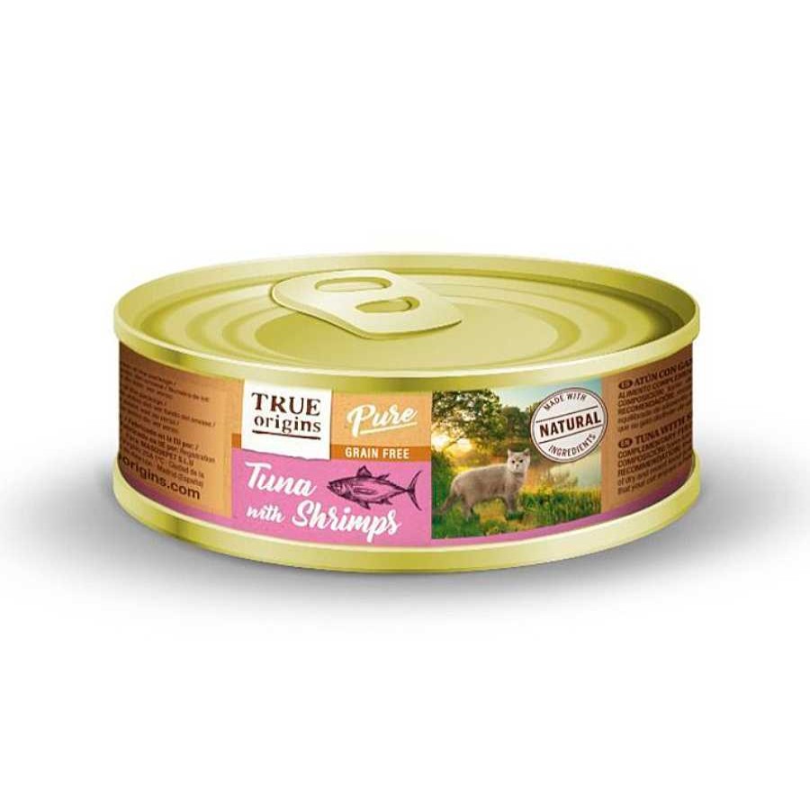 Gatos True Origins Comida H Meda | True Origins Pure Adult At N Y Gambas Lata Para Gatos