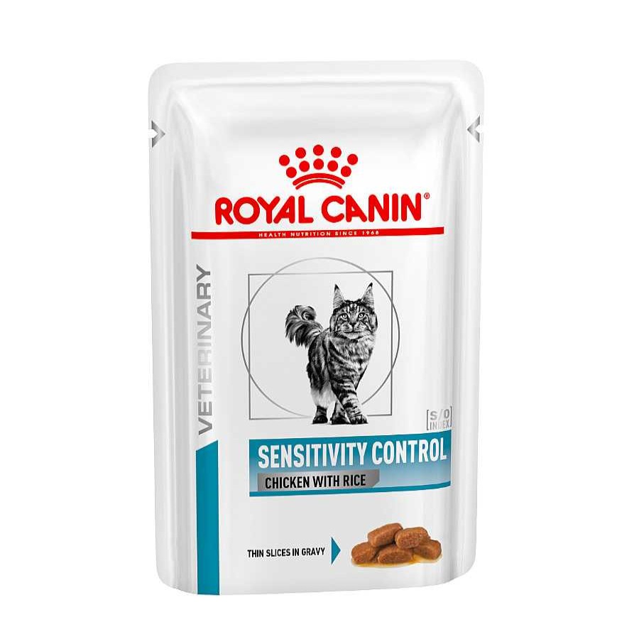 Gatos Royal Canin Dietas Veterinarias | Royal Canin Veterinary Sensitivity Control Pollo Y Arroz Sobre En Salsa - Pack