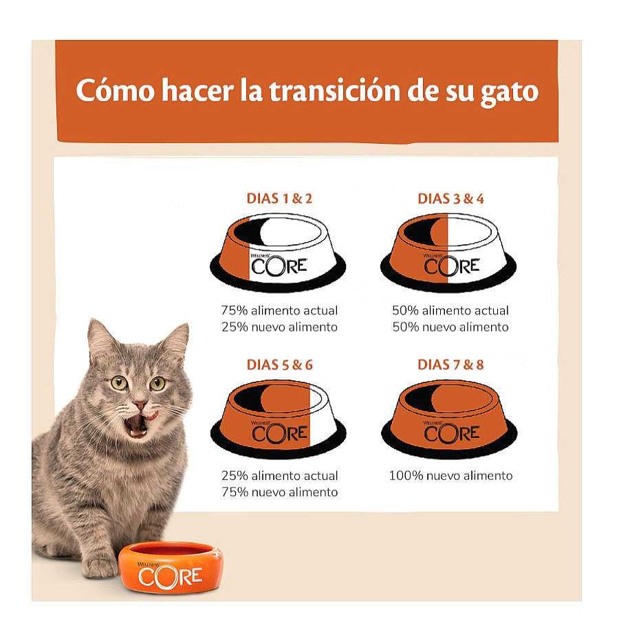 Gatos Wellness Core Pienso Seco | Wellness Core Adult Sterilised Pollo Y Pavo Pienso Para Gatos