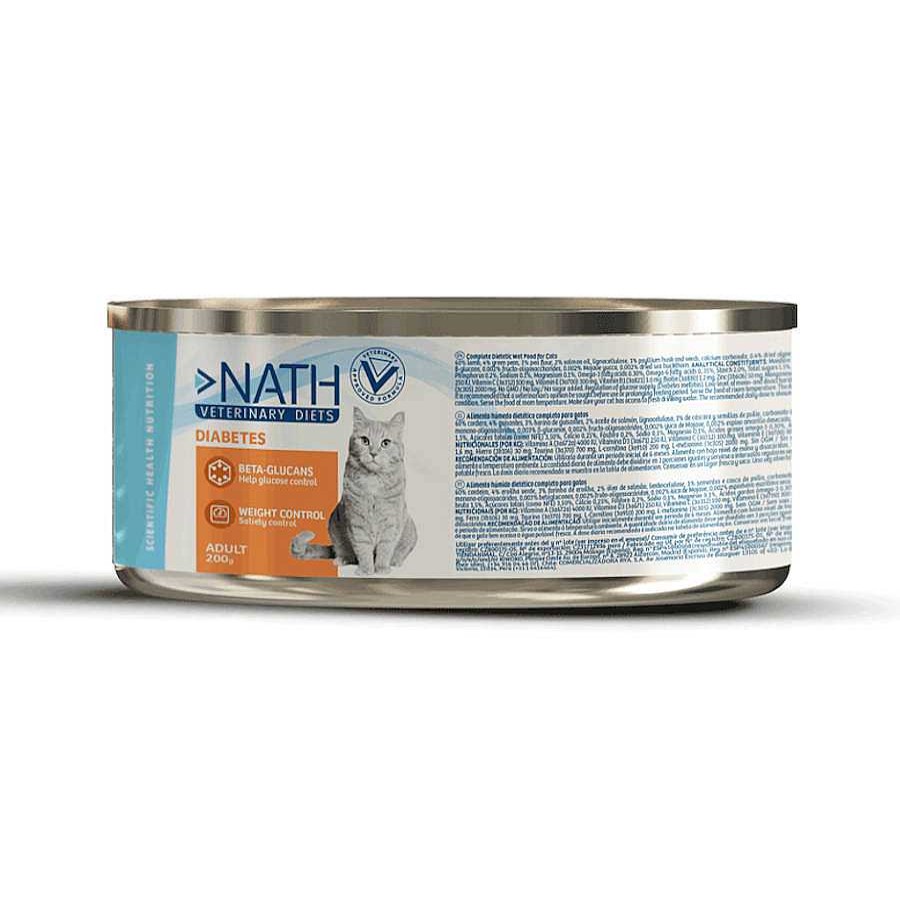 Gatos Nath Comida H Meda | Nath Veterinary Diets Diabetic Lata Para Gatos