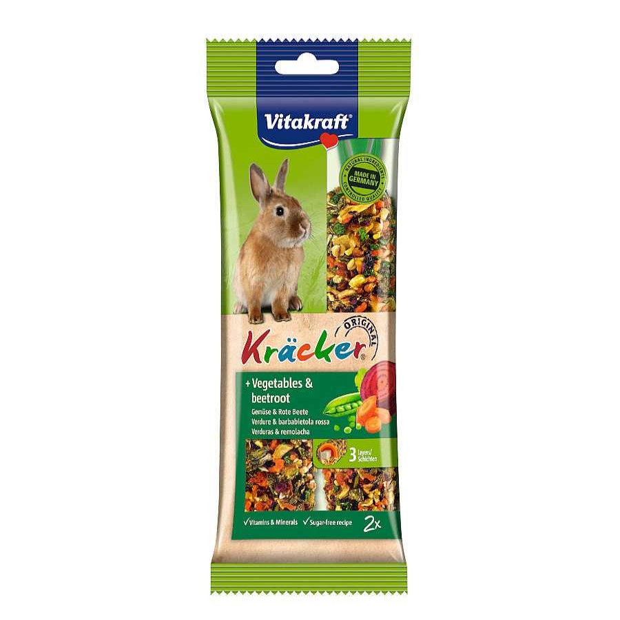 Conejos Y Roedores Vitakraft Snacks | Vitakraft Kr Cker Barritas Verduras Para Conejos