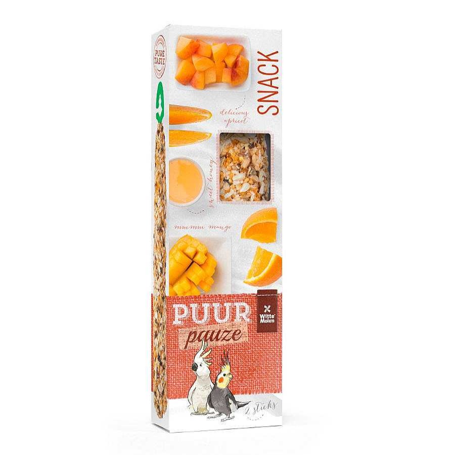 P Jaros Puur Snacks Para P Jaros | Puur Pauze Barritas De Frutas Y Miel Para Cacatuas