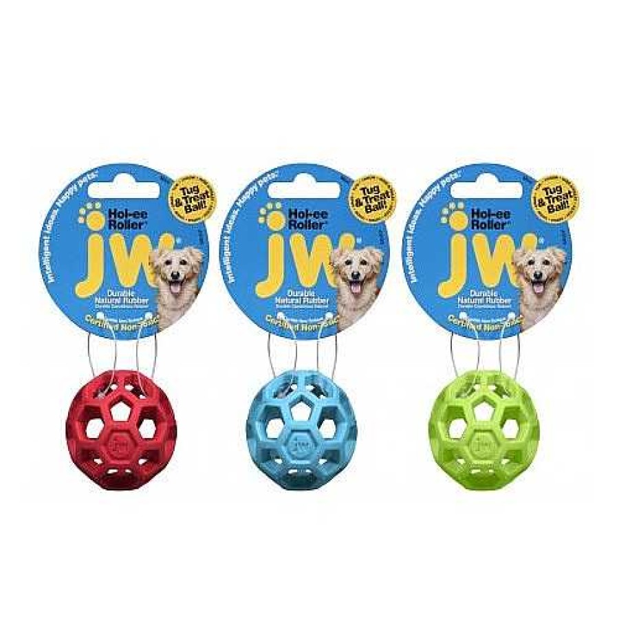 Perros JW Juguetes | Jw Dog Pelota De Caucho Con Agujeros Para Perros