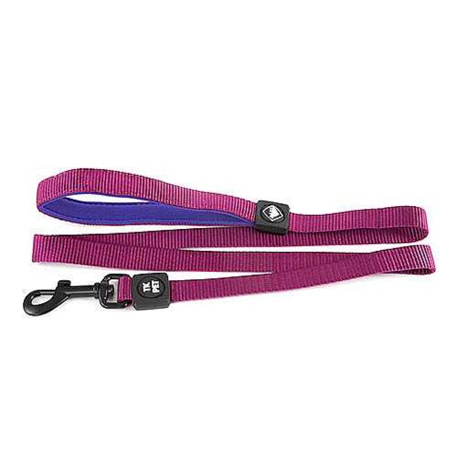 Perros TK-Pet Arneses, Collares Y Correas | Tk-Pet Neo Classic Correa De Nylon Morada Para Perros