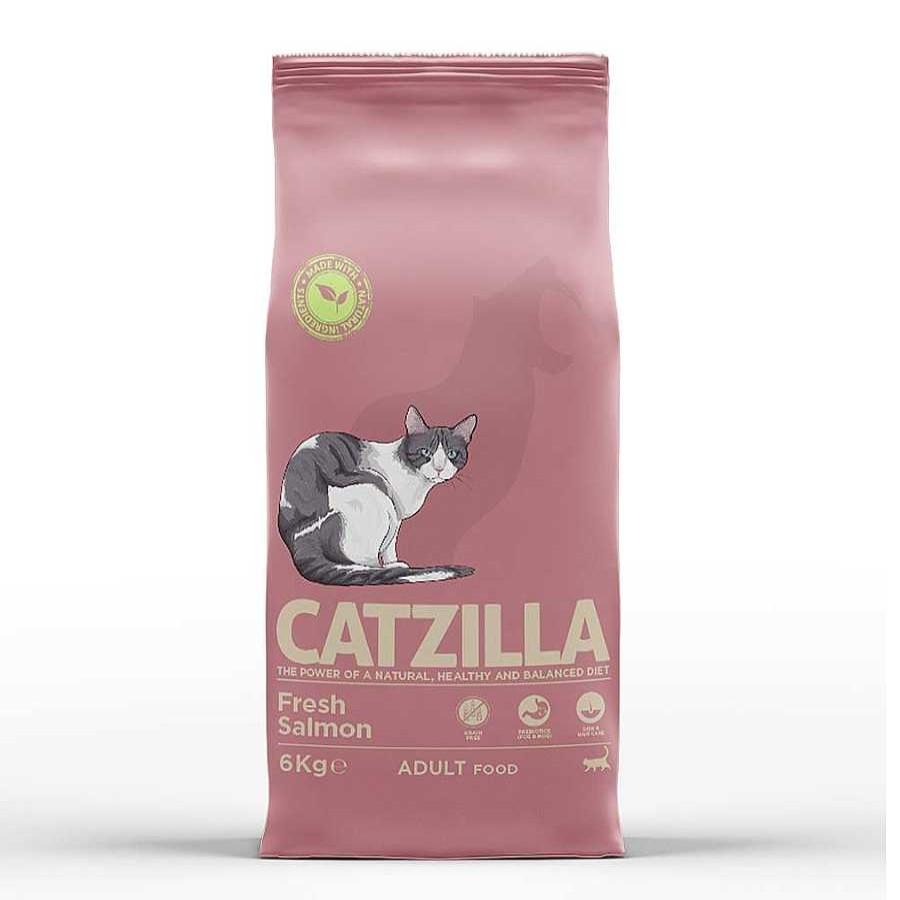 Gatos Catzilla Pienso Seco | Catzilla Grain Free Fresh Salm N Pienso Para Gatos