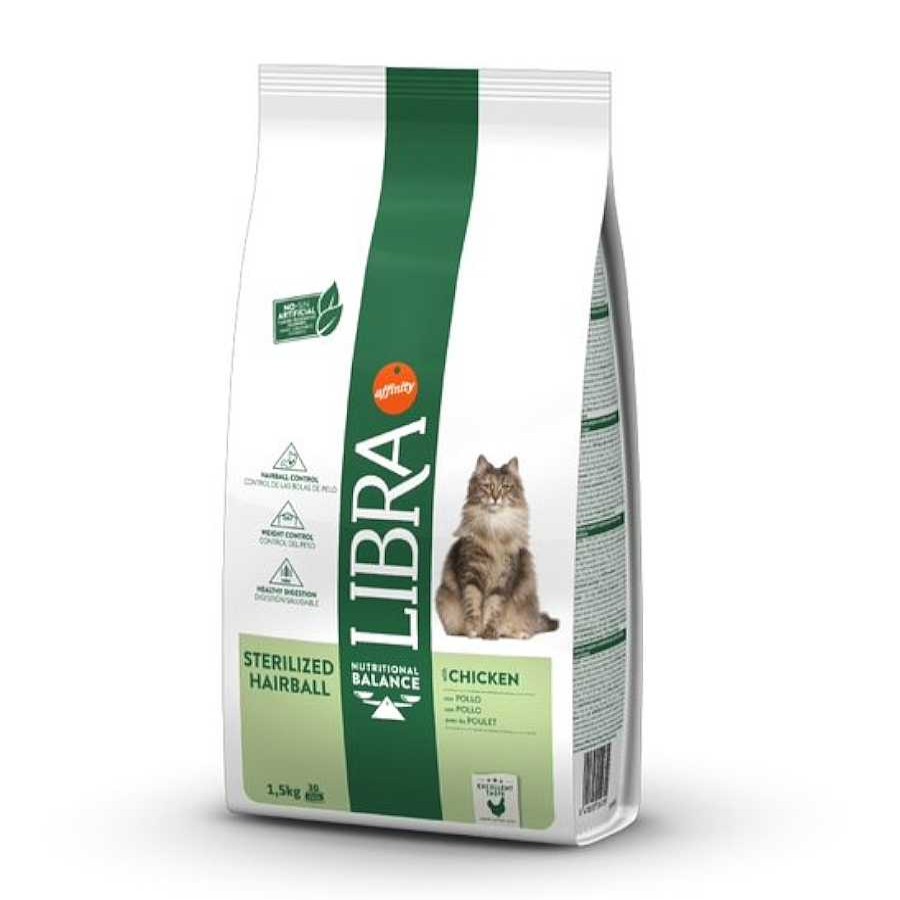 Gatos Libra Pienso Seco | Libra Sterilized Hairball Pollo Pienso Para Gatos