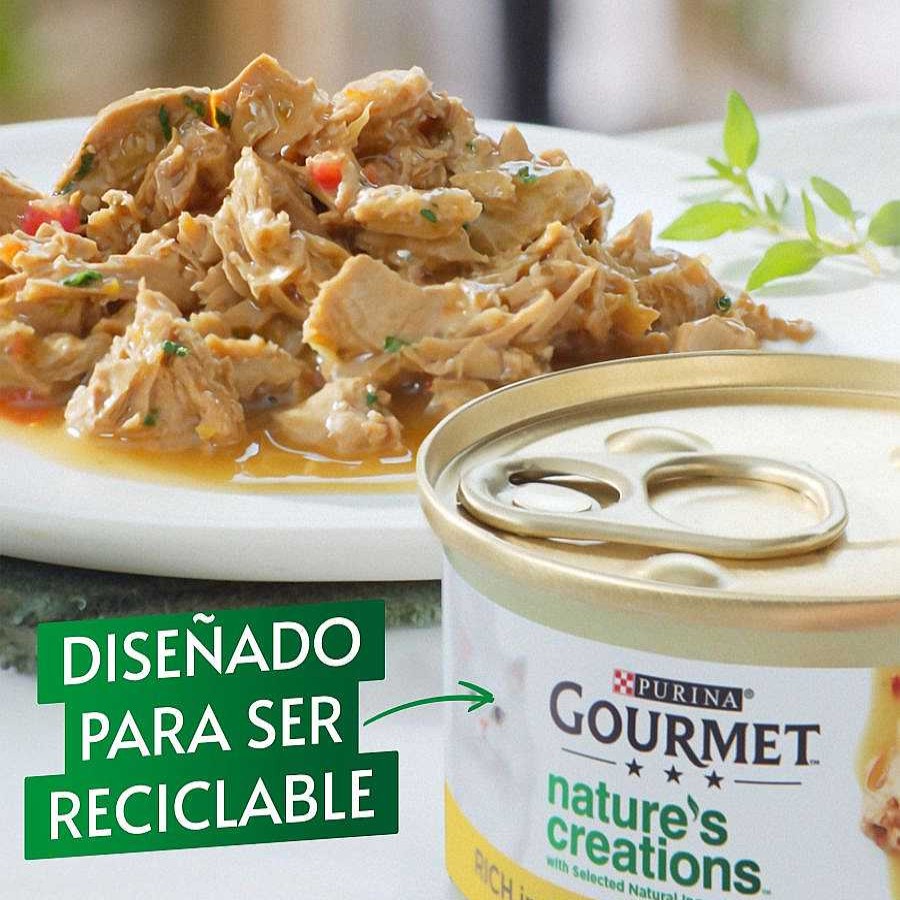 Gatos Gourmet Comida H Meda | Gourmet Nature'S Creations Mini Filetes De Carne