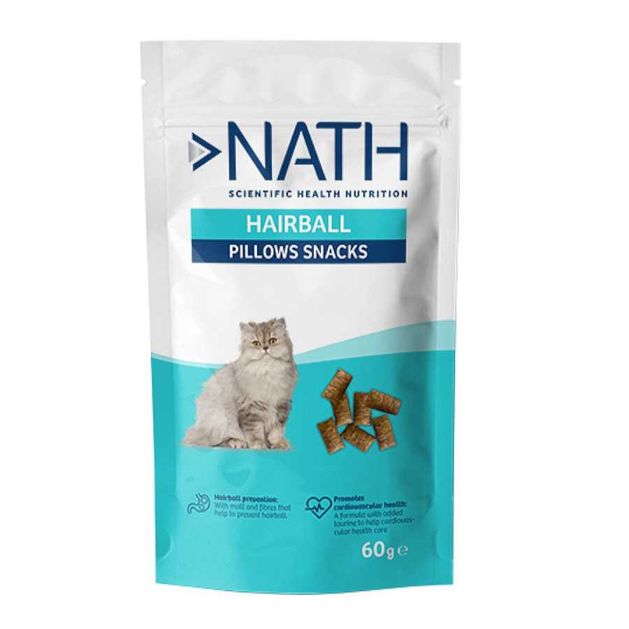 Gatos Nath Snacks | Nath Pillow Snacks Bocaditos Hairball Para Gatos