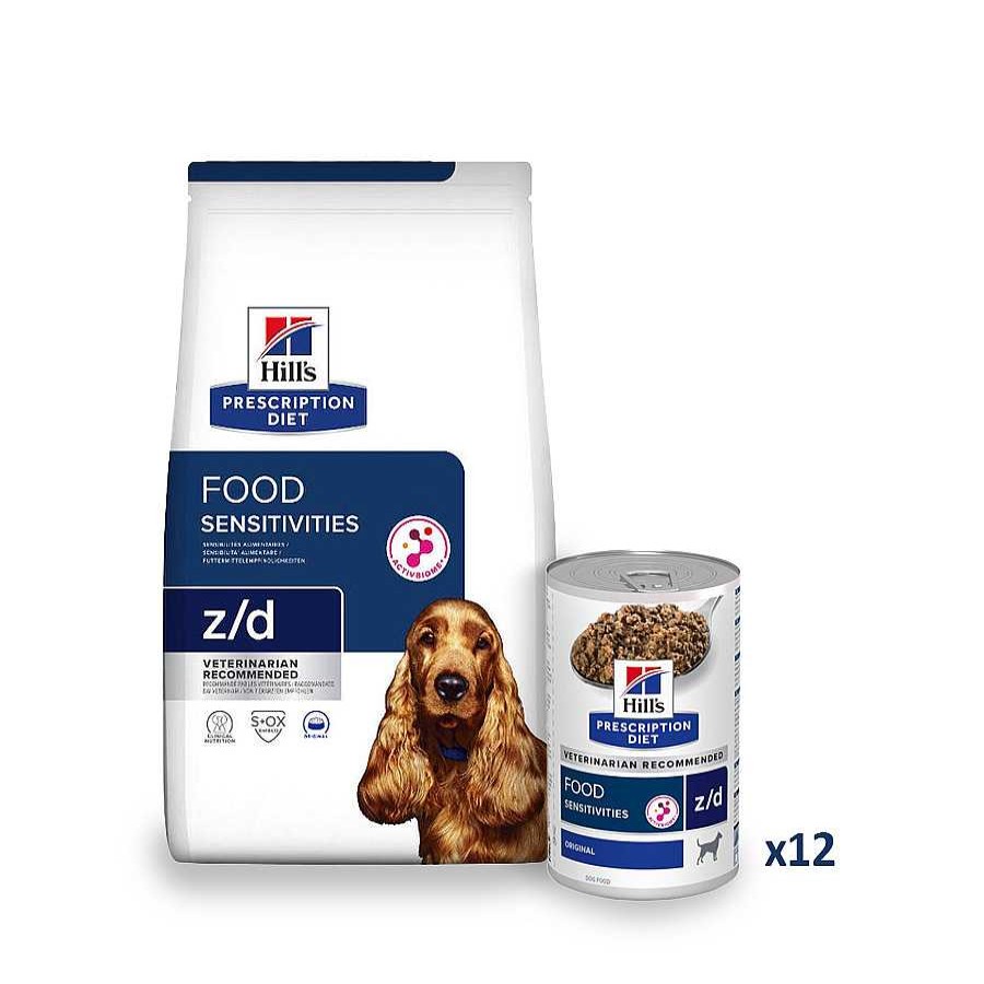 Perros Hill's Dietas Veterinarias | Hill'S Prescription Diet Food Sensitivities Z/D Pack Pienso Y Latas Para Perros