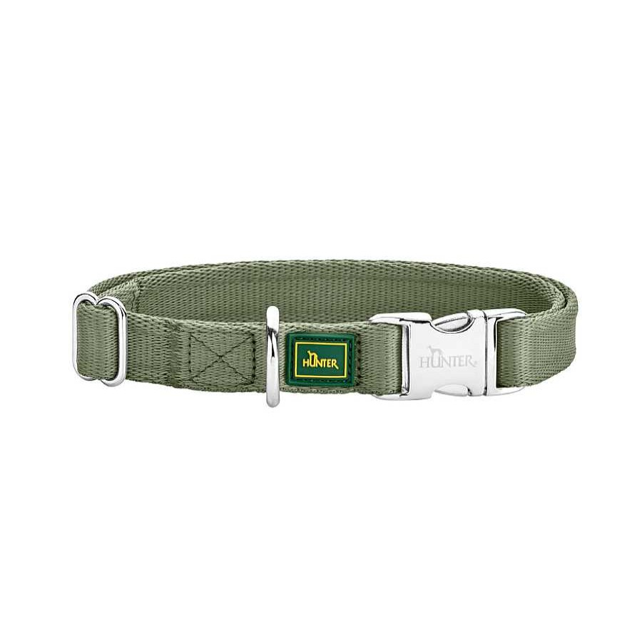 Perros Hunter Arneses, Collares Y Correas | Hunter Inari Alu-Strong Collar Verde Para Perros