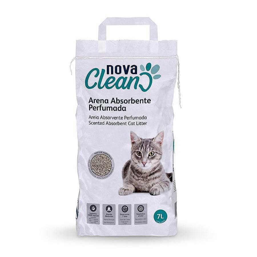 Gatos Nova Clean | Nova Clean Arena Perfumada Absorbente Para Gatos