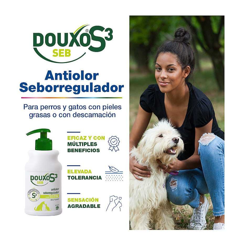 Perros Douxo Cuidado Del Pelo | Douxo S3 Seb Champ Piel Grasa Para Perros Y Gatos