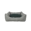 Perros Dogzzz Camas | Dogzzz Basic Tartan Cama Azul A Cuadros Para Perros