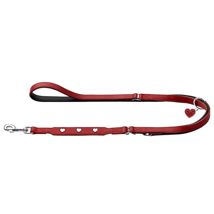 Perros Hunter Arneses, Collares Y Correas | Hunter Love Correa De Entrenamiento Rojo Para Perros