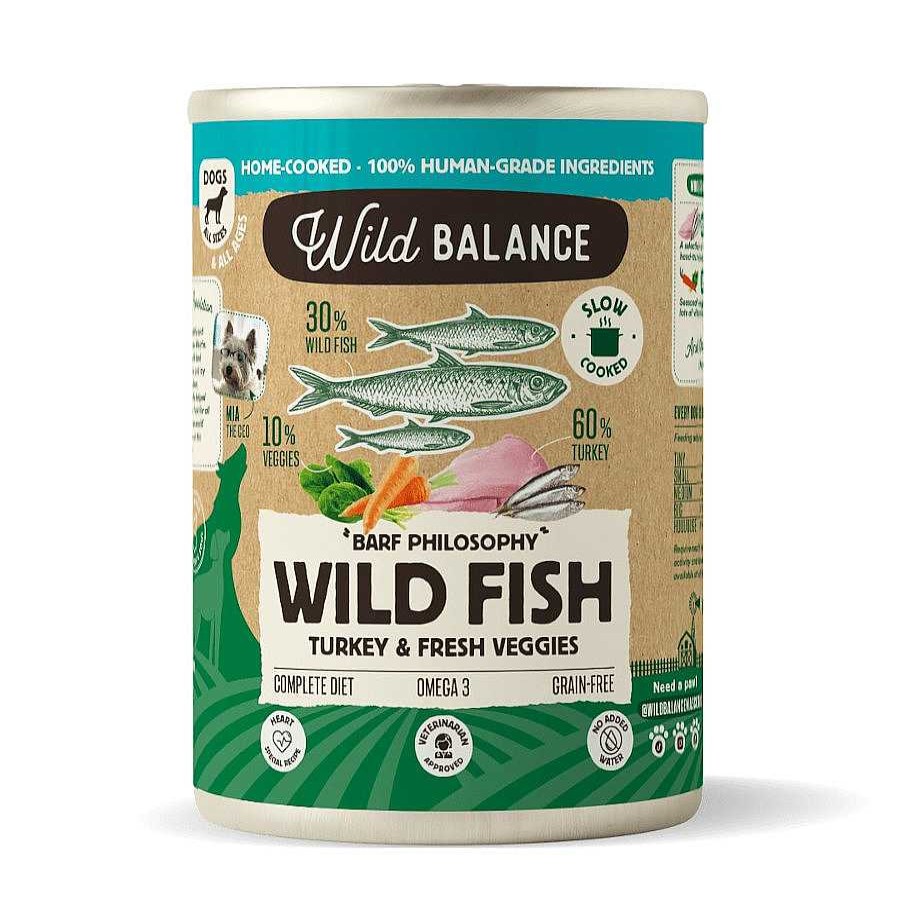 Perros Wild Balance Comida H Meda | Wild Balance Barf Pescado Y Pavo Lata Para Perros