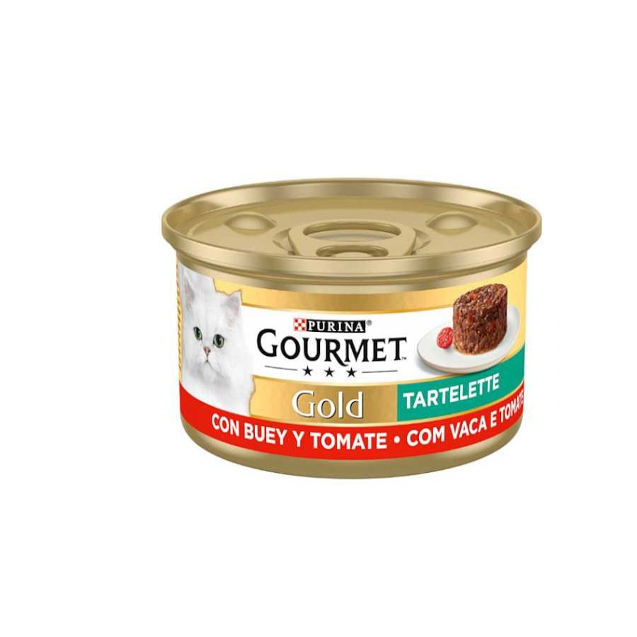 Gatos Gourmet Comida H Meda | Gourmet Gold Pastel De Buey Y Tomate Lata Para Gatos