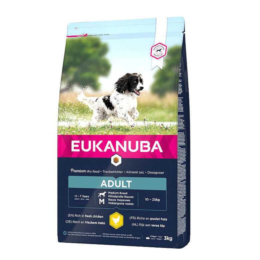 Perros Eukanuba Pienso Seco | Eukanuba Adult Medium Pollo Pienso Para Perros