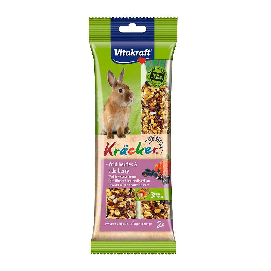 Conejos Y Roedores Vitakraft Snacks | Vitakraft Kr Cker Barritas De Frutos Del Bosque Para Conejos