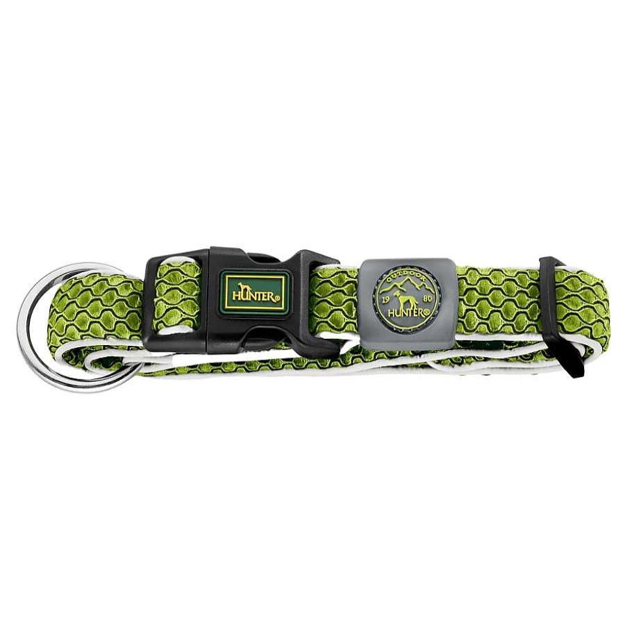 Perros Hunter Arneses, Collares Y Correas | Hunter Hilo Vario Basic Collar Verde Para Perros